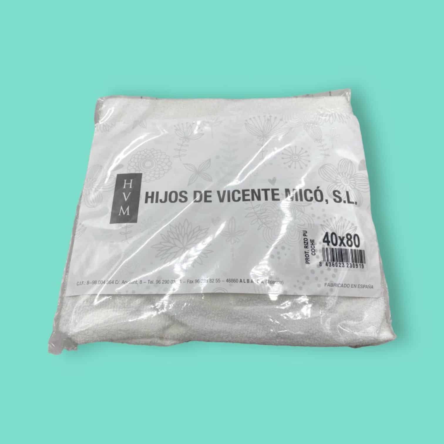 Protector ajustable de rizo plastificado. - Imagen 3