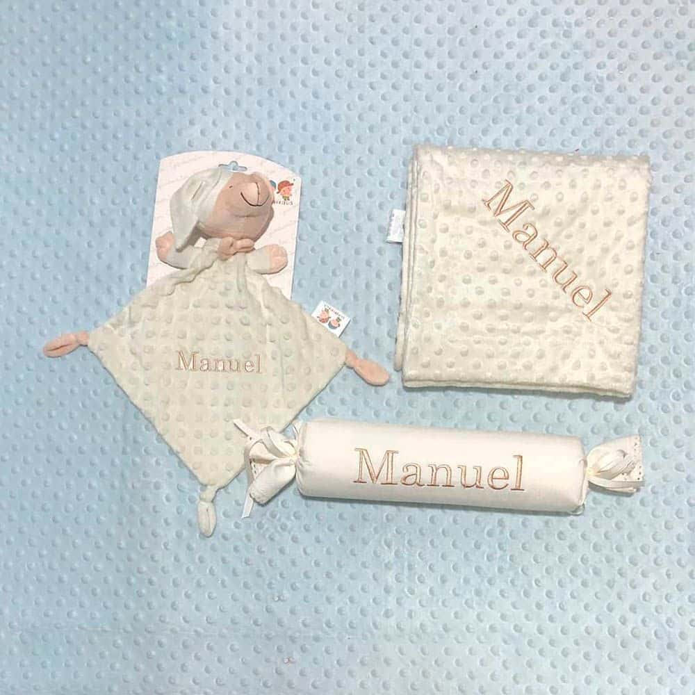 Pack caramelo manta doudou