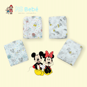 Muselinas estampados Disney 1,20x1,20 cm