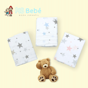 Muselina estrellas 1,20x1,20 cm Marca Gamberritos.