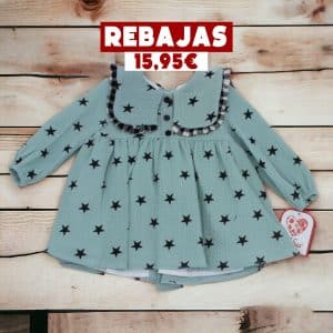 Vestido marca del sur estrella cuello .