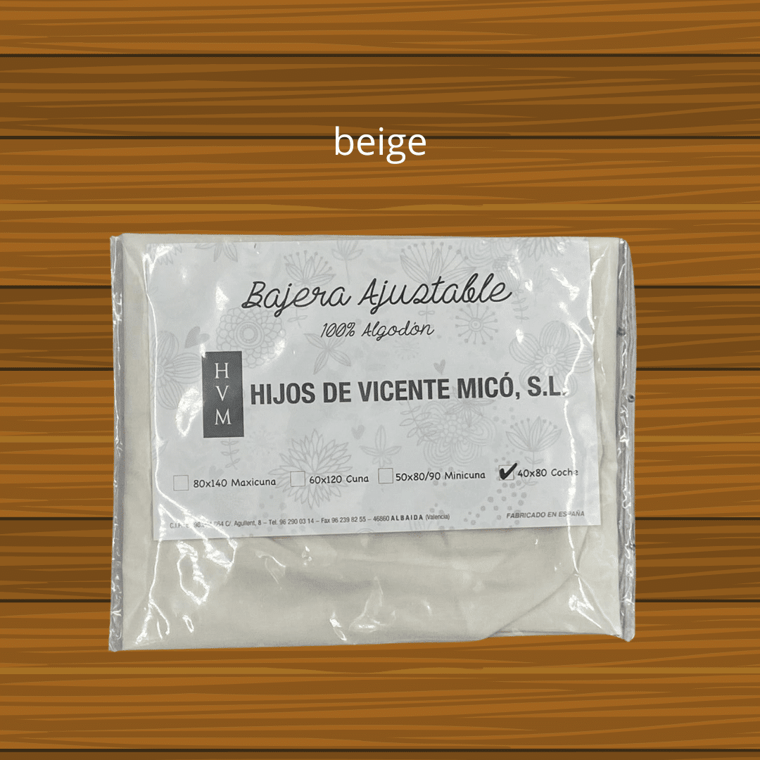 Sábana ajustable coche, minicuna, cuna tela verano algodón 100% - Imagen 5