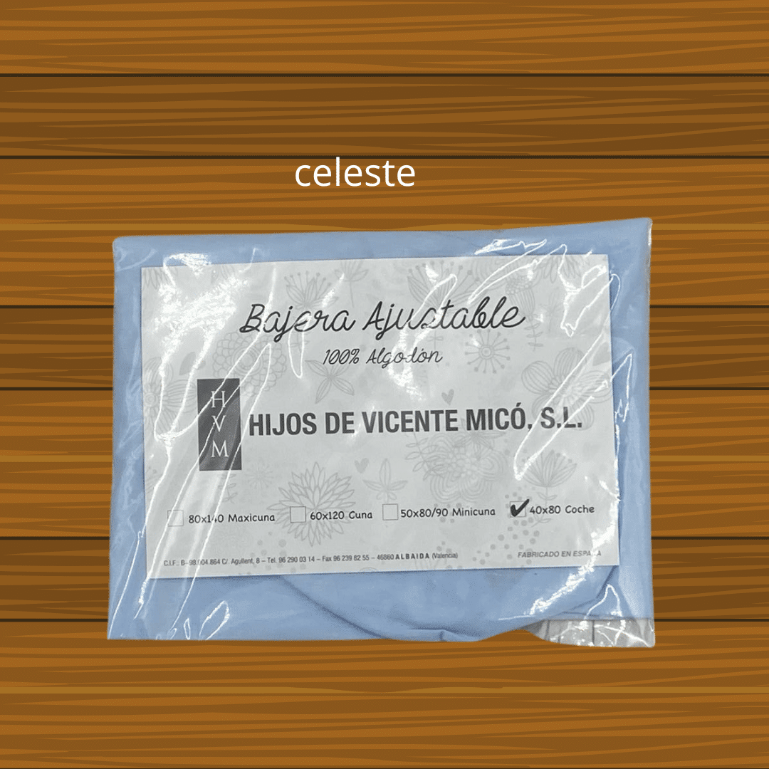 Sábana ajustable coche, minicuna, cuna tela verano algodón 100% - Imagen 4