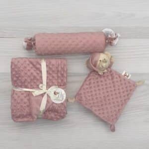 Manta topito 80x1,10cm DOU DOU caramelo GAMBERRITOS.