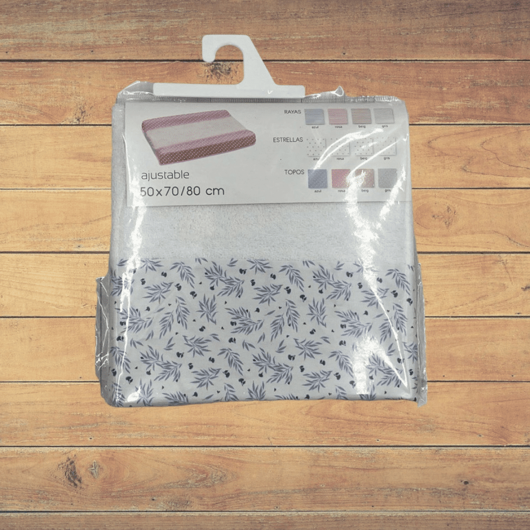Funda cubrebañera espiga rizo algodón 100% medidas 50x70/80 cm.