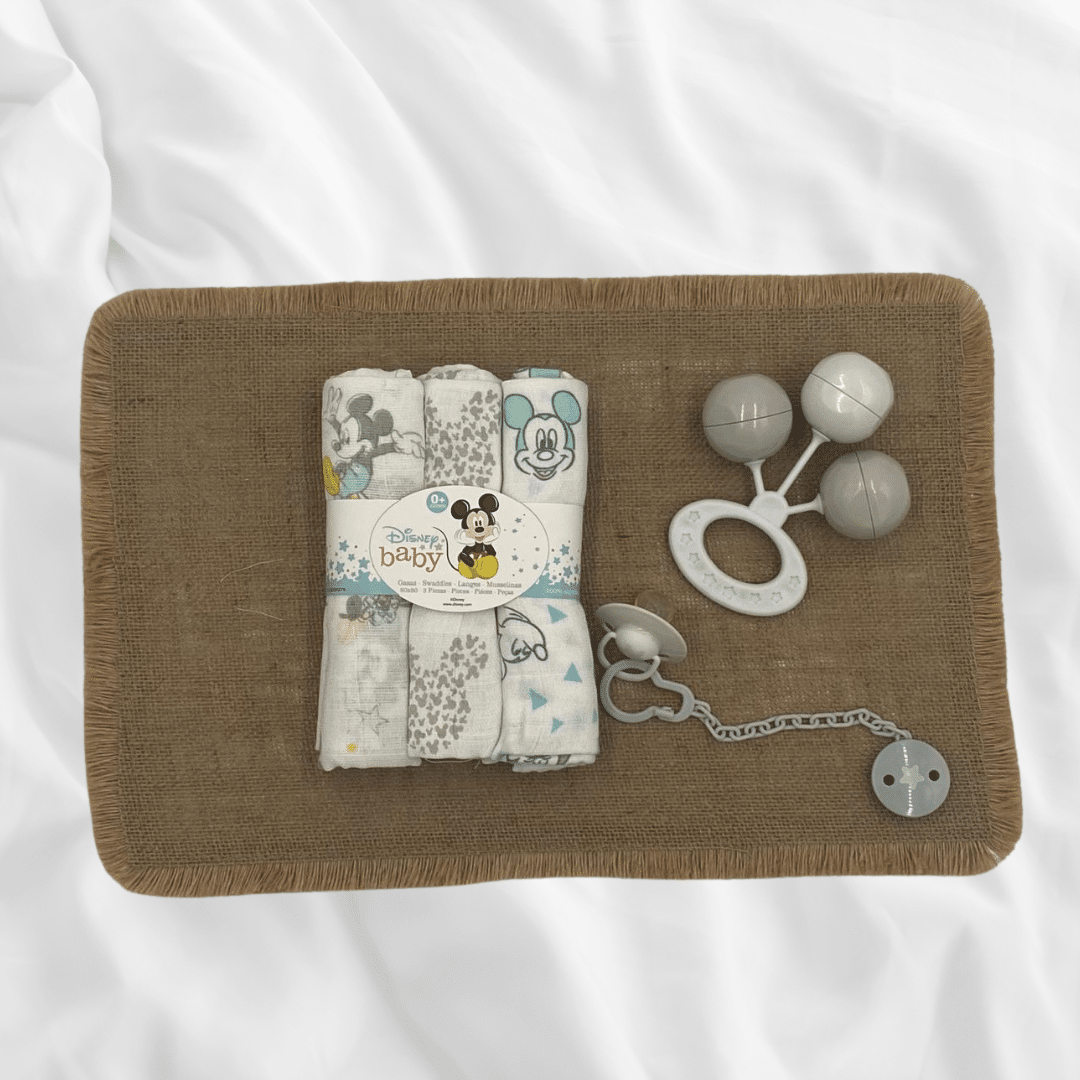 Pack de tres gasas de DISNEY 80x80 cm. - Imagen 2