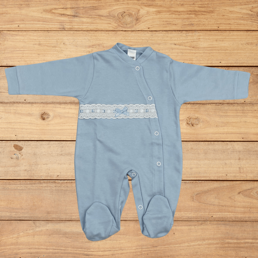 Pijama algodón 100% cruzado delante m/larga. - Imagen 2