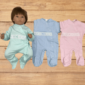 Pijama algodón 100% cruzado delante m/larga.
