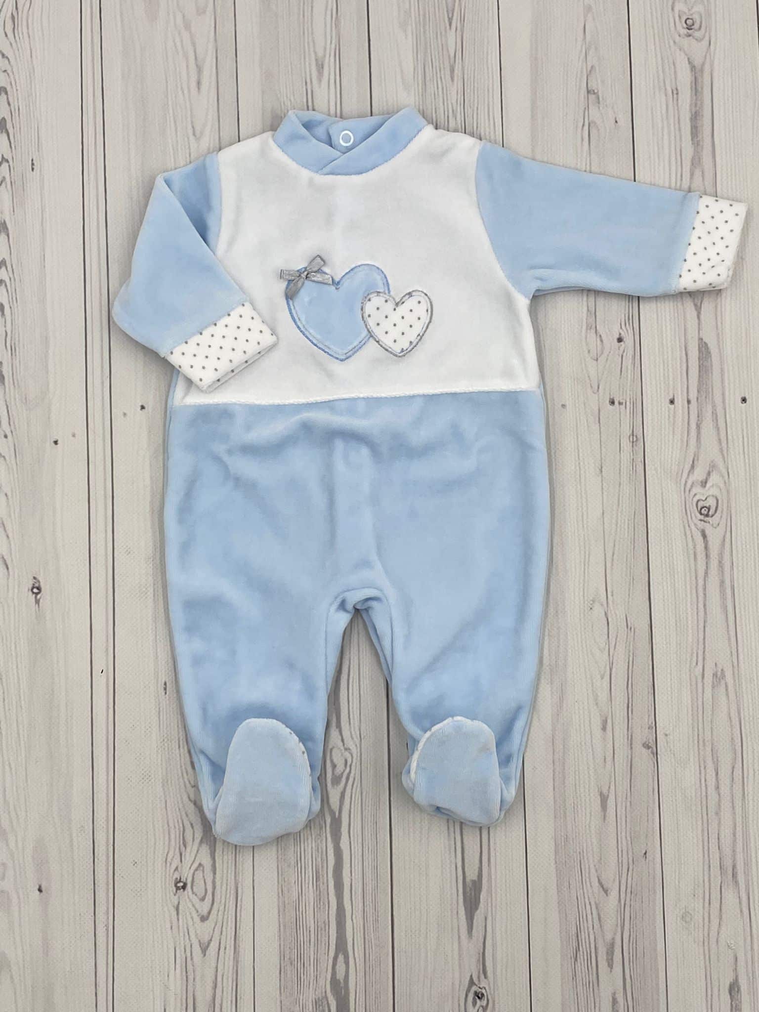 Pijamas terciopelo corazones. - Imagen 2