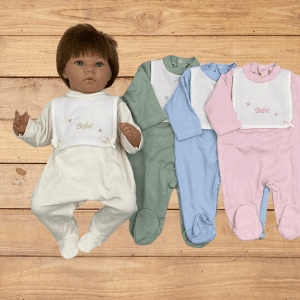 Pijama de algodón 100% babero.