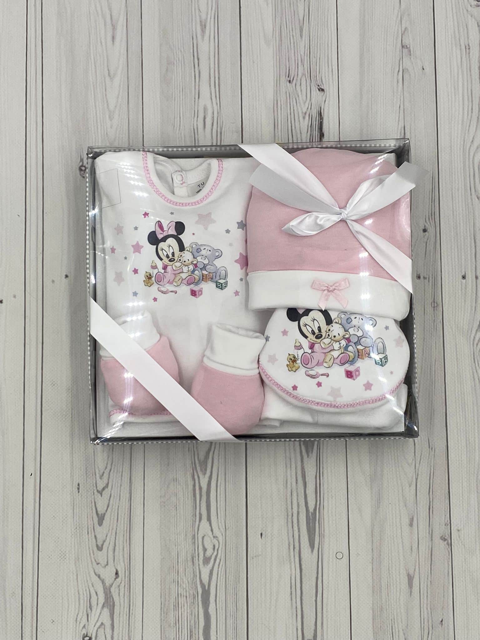 Set de recién nacido DISNEY cinco piezas algodón 100%. - Imagen 2