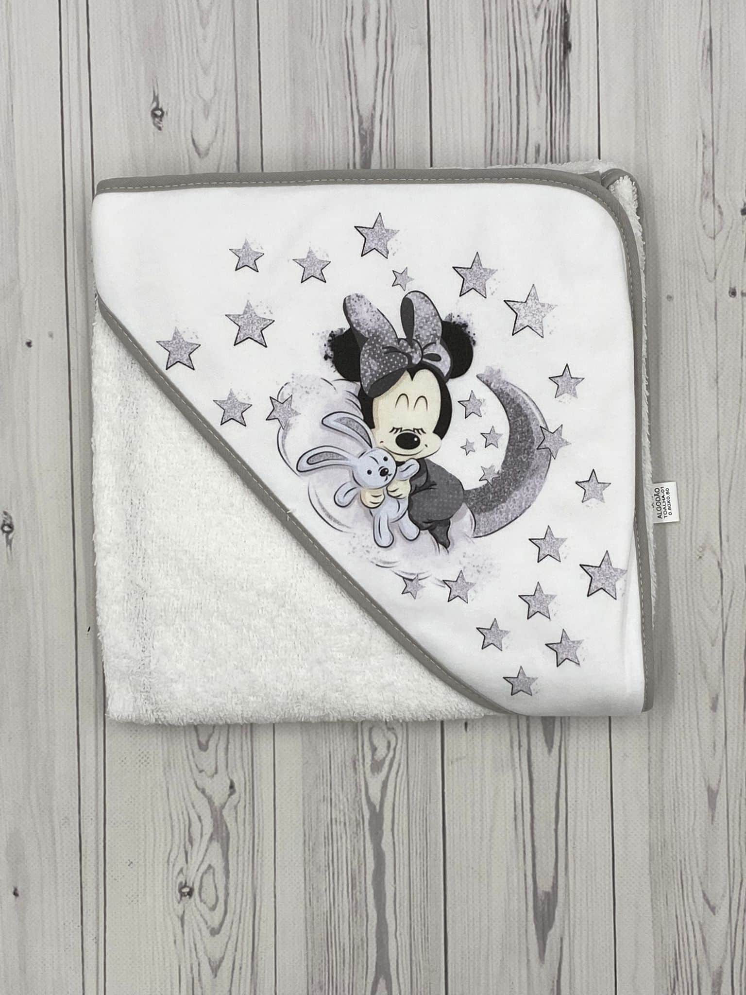 Toalla MINNIE 80 x 80 cm rizo algodón 100%. - Imagen 2