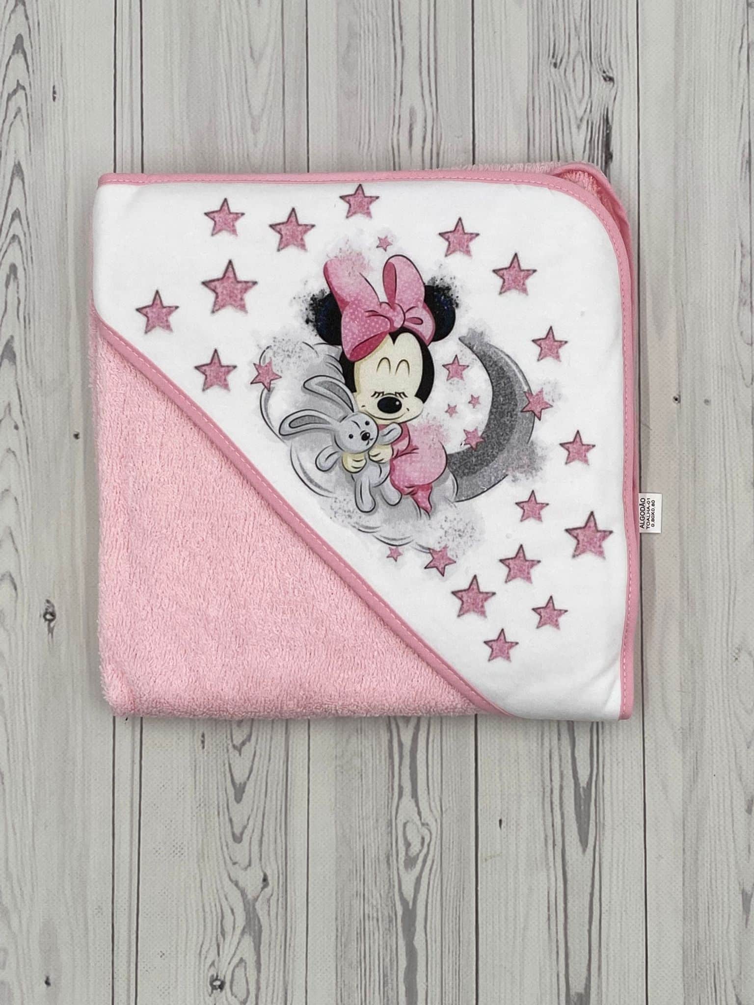 Toalla MINNIE 80 x 80 cm rizo algodón 100%. - Imagen 3