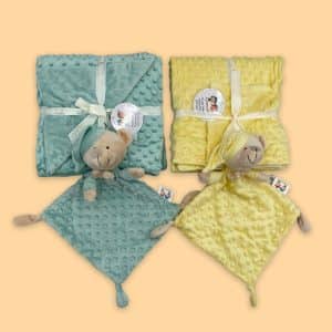 Conjunto manta topito 80 x1,10 cm + Dou Dou.