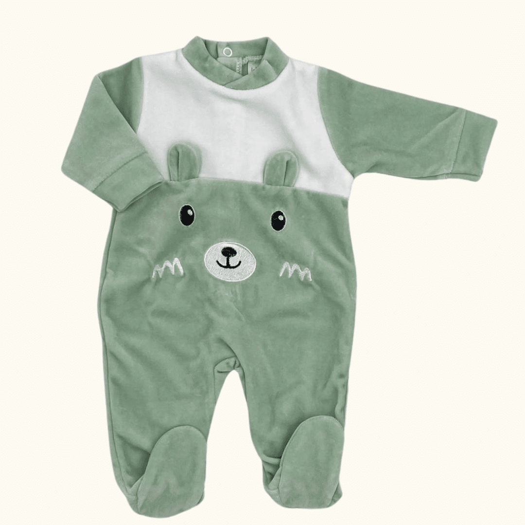 Pijama terciopelo manga larga oso REF.A/11. - Imagen 3