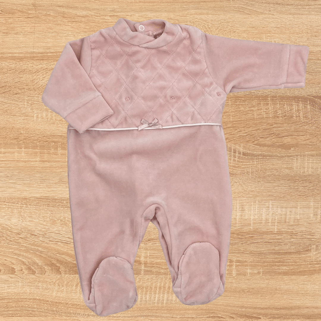 Pijama terciopelo una pieza lizo REF. A/10. - Imagen 3