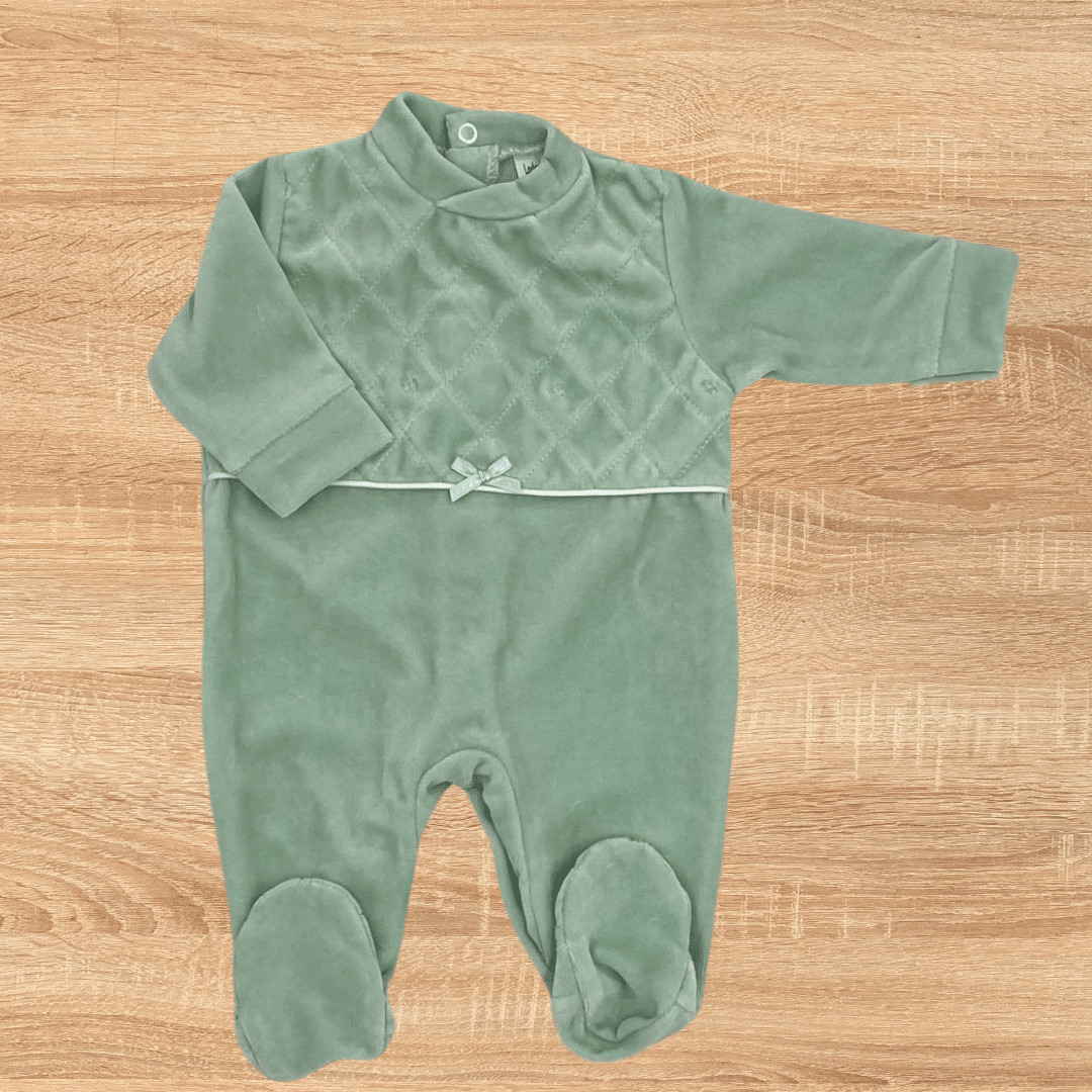Pijama terciopelo una pieza lizo REF. A/10. - Imagen 4