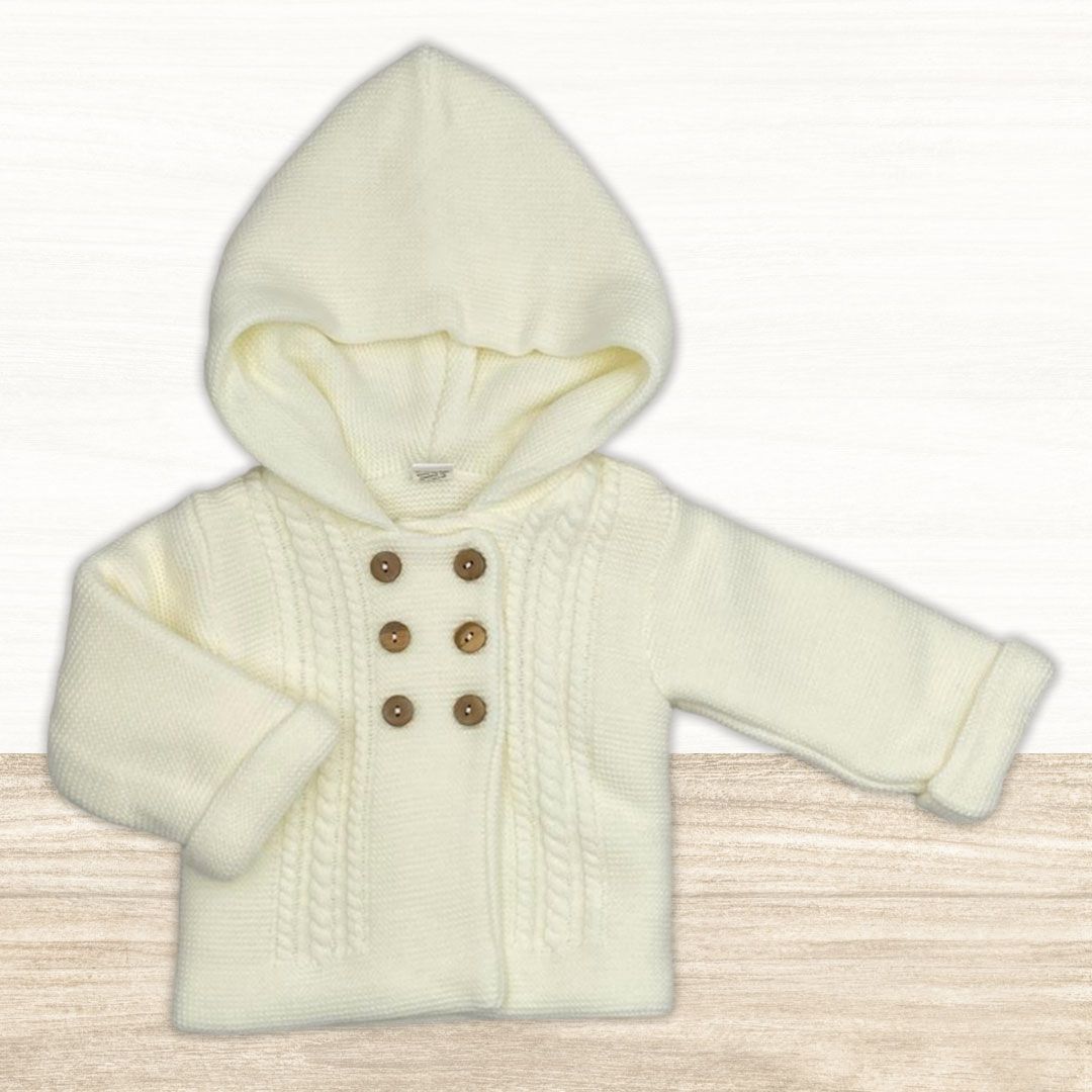 Chaqueta punto doble capucha. - Imagen 3