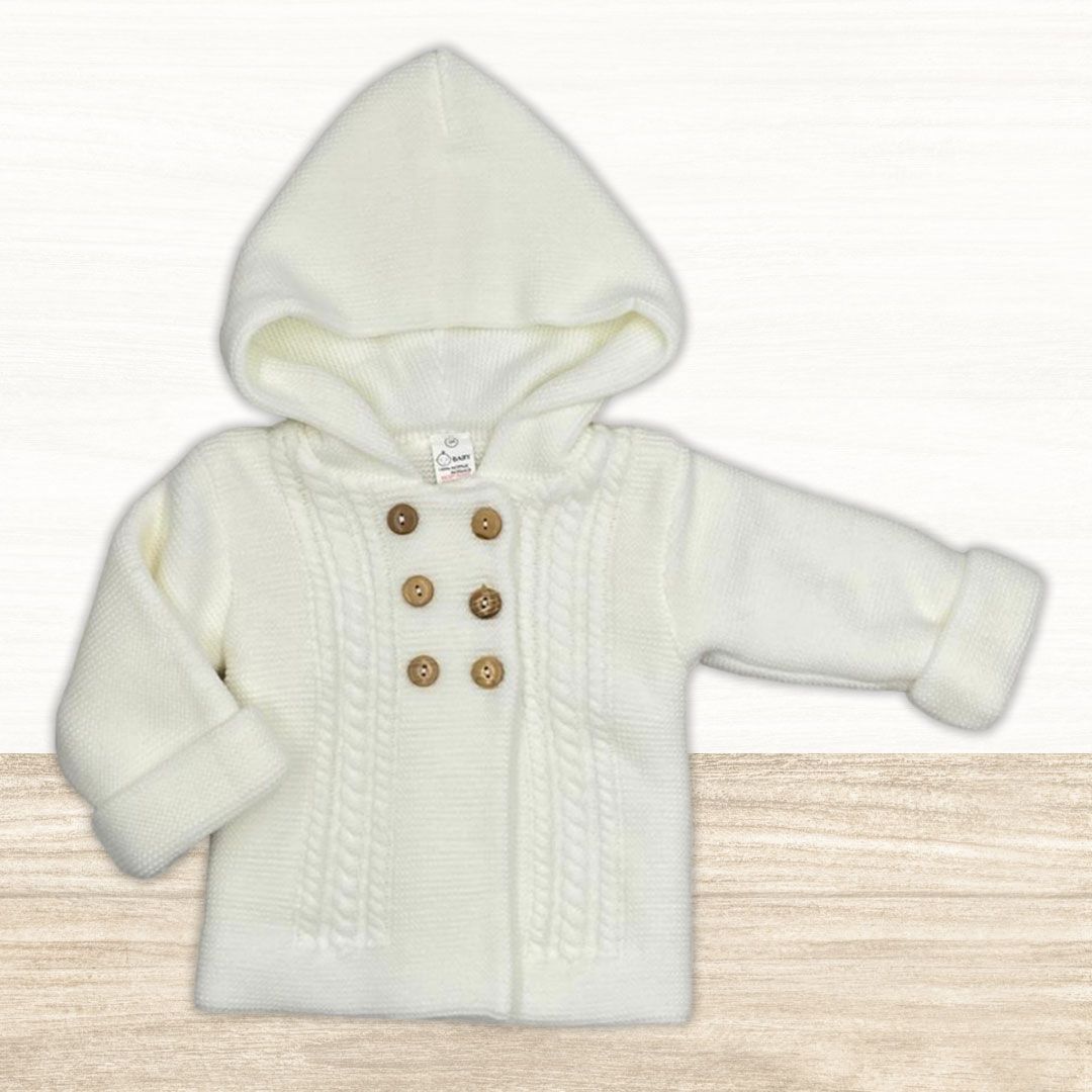 Chaqueta punto doble capucha. - Imagen 4