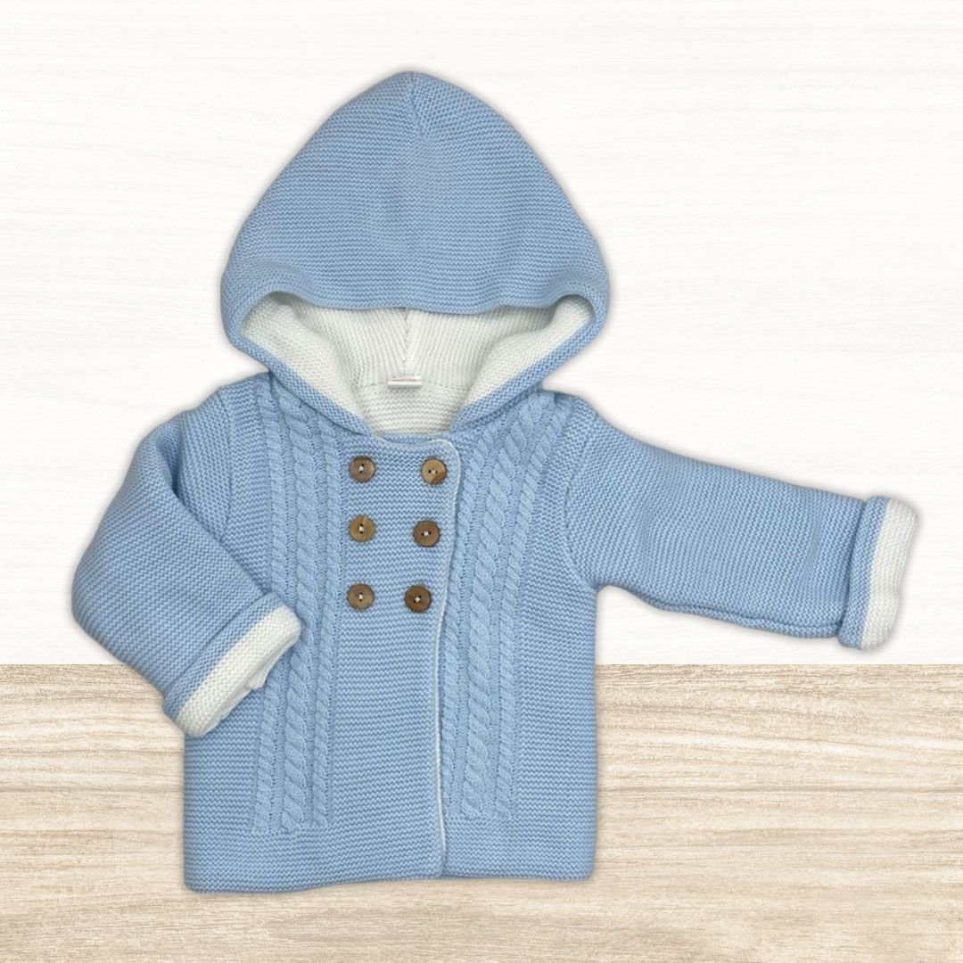 Chaqueta punto doble capucha. - Imagen 2