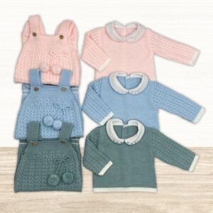 Conjunto peto jersey cuello bebé REF/590.
