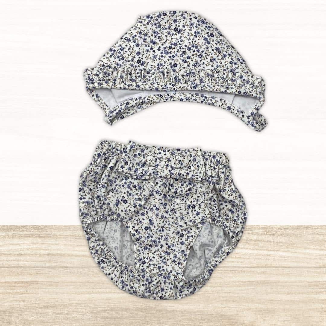 Conjunto cubre pañal y capota estampado MASAN BEBÉ. - Imagen 3