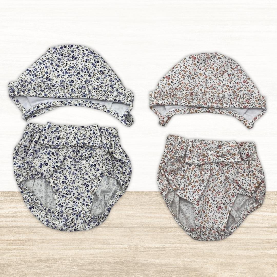 Conjunto cubre pañal y capota estampado MASAN BEBÉ.