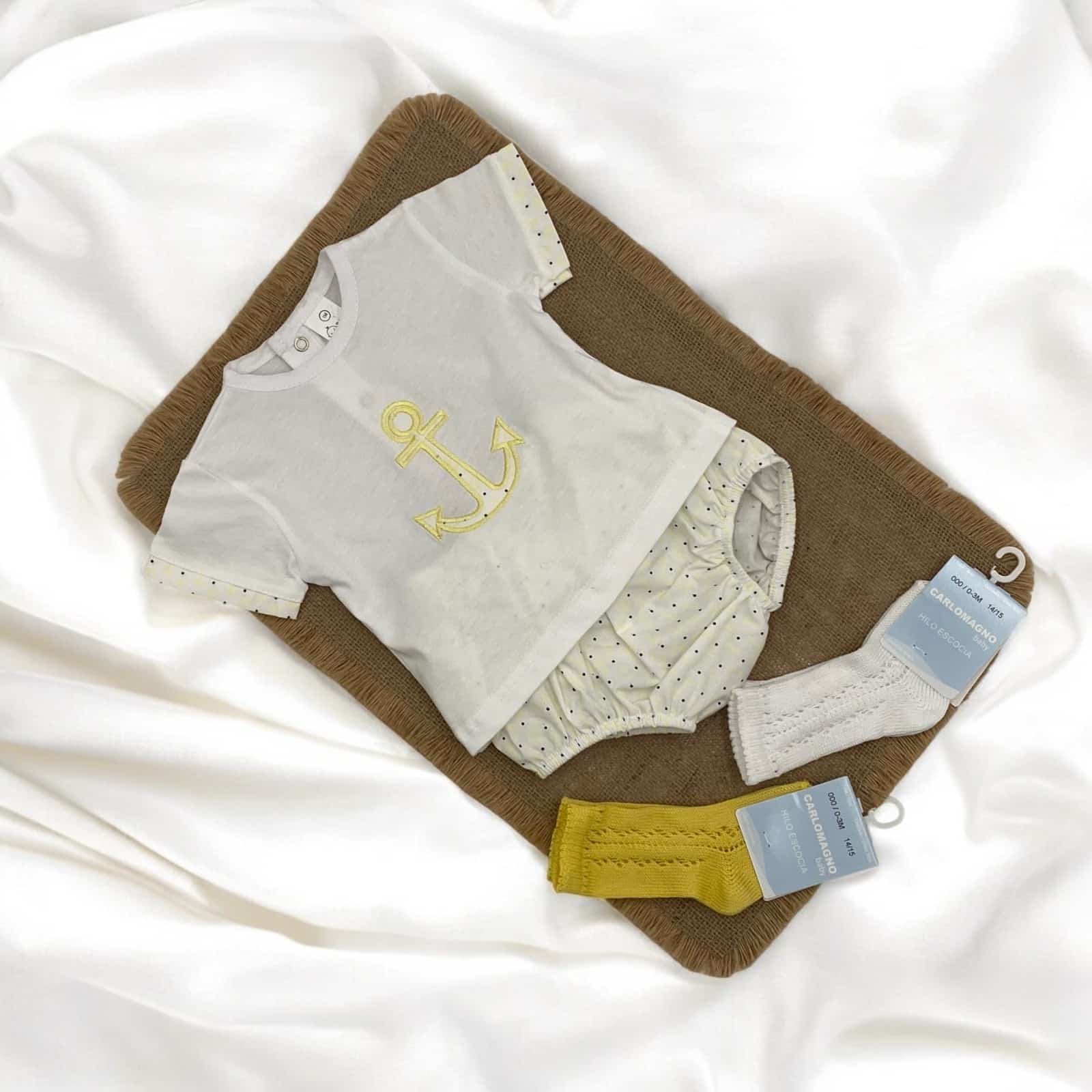 Conjunto cubre pañal camiseta algodón 100% RF/8706 - Imagen 3