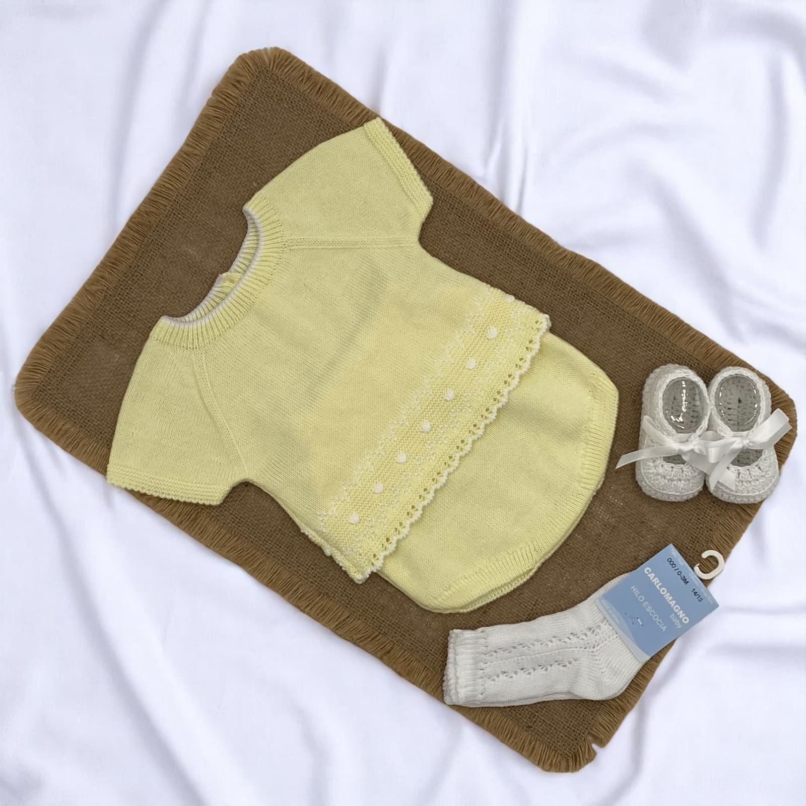 conjunto hilo cubre pañal jersey manga corta RF/8107 - Imagen 4