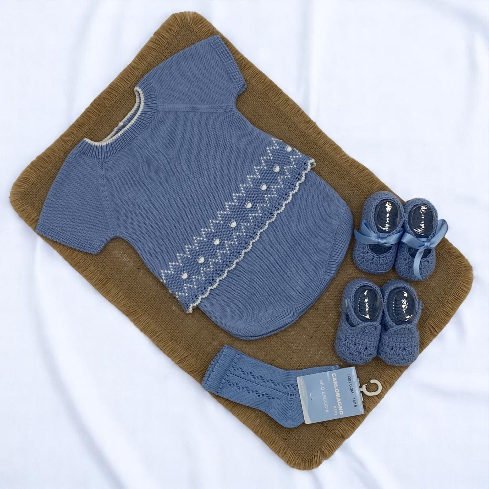conjunto hilo cubre pañal jersey manga corta RF/8107 - Imagen 3
