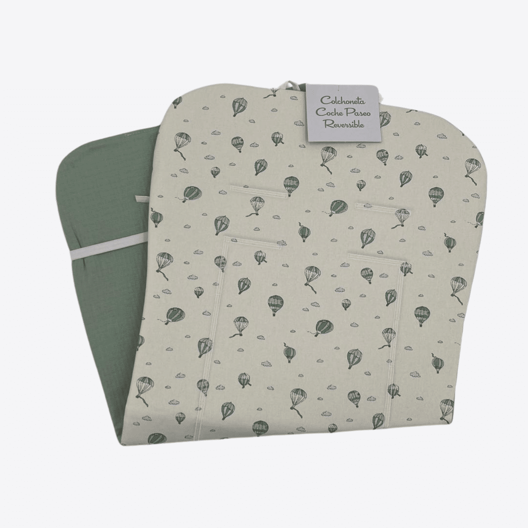 Colchoneta reversible globo y liso Marca DENENE. - Imagen 2