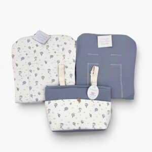 Conjunto bolso Y colchoneta reversible globos Marca DENENES