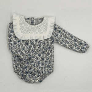 Pelele estampado flores cuello perforado (MASAN BEBÉ)