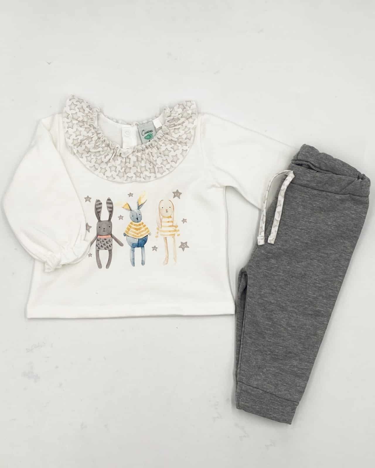 Chándal colección amigos sudadera cuello volante