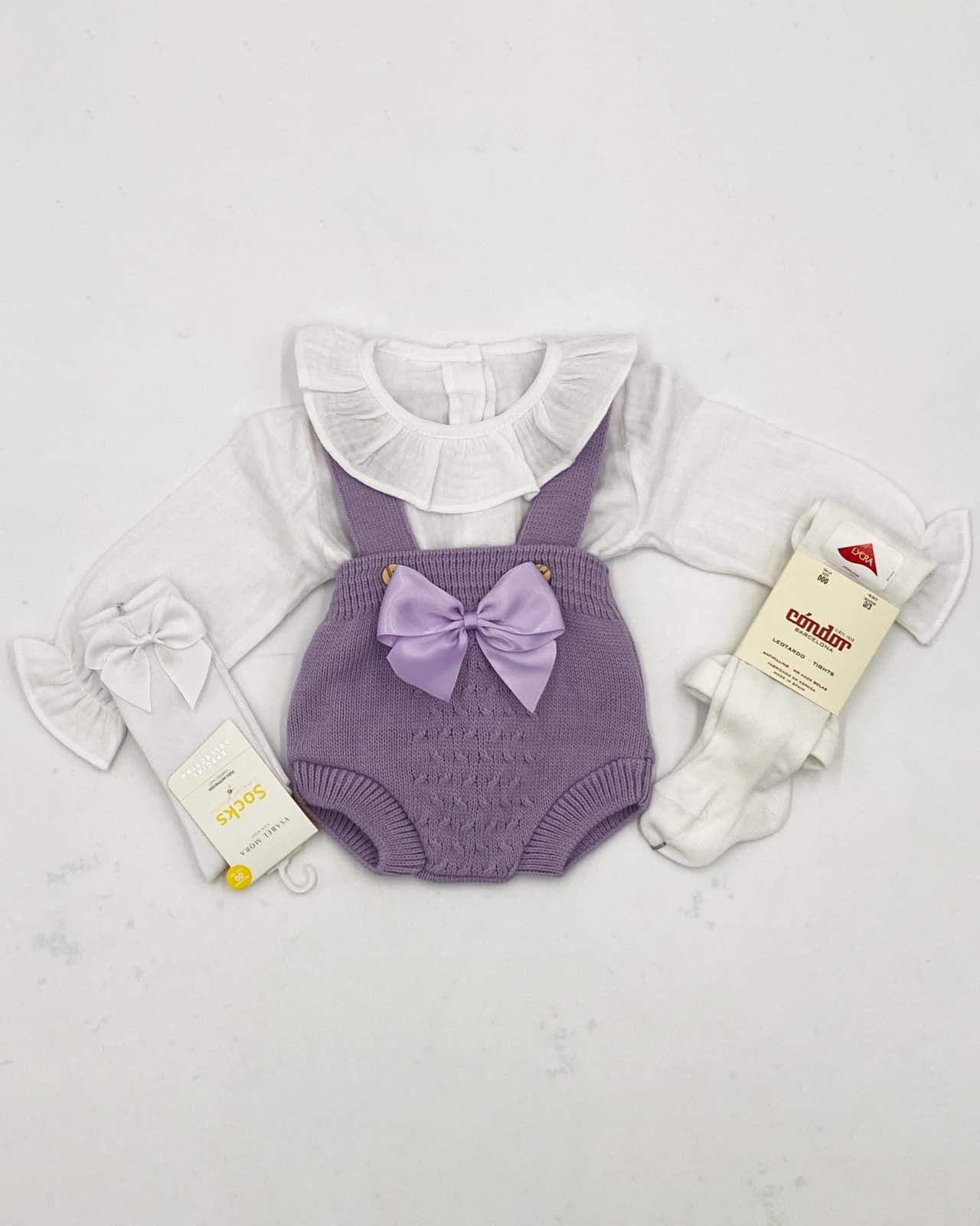 Conjunto cubre tiranta lana camisa bambula RF/595 - Imagen 6