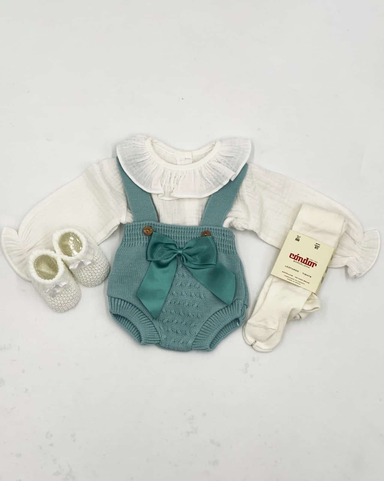 Conjunto cubre tiranta lana camisa bambula RF/595 - Imagen 5