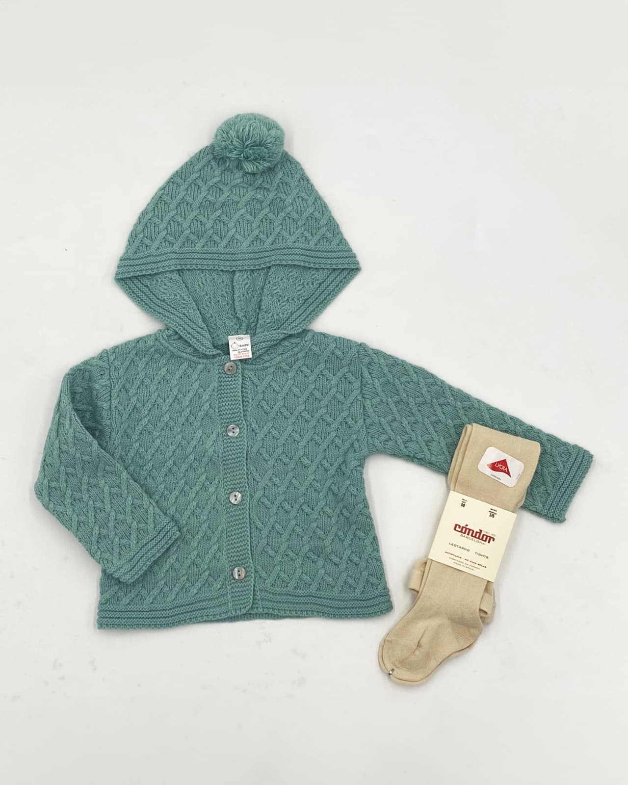 Rebeca larga gorro pompón RF/9511 - Imagen 3