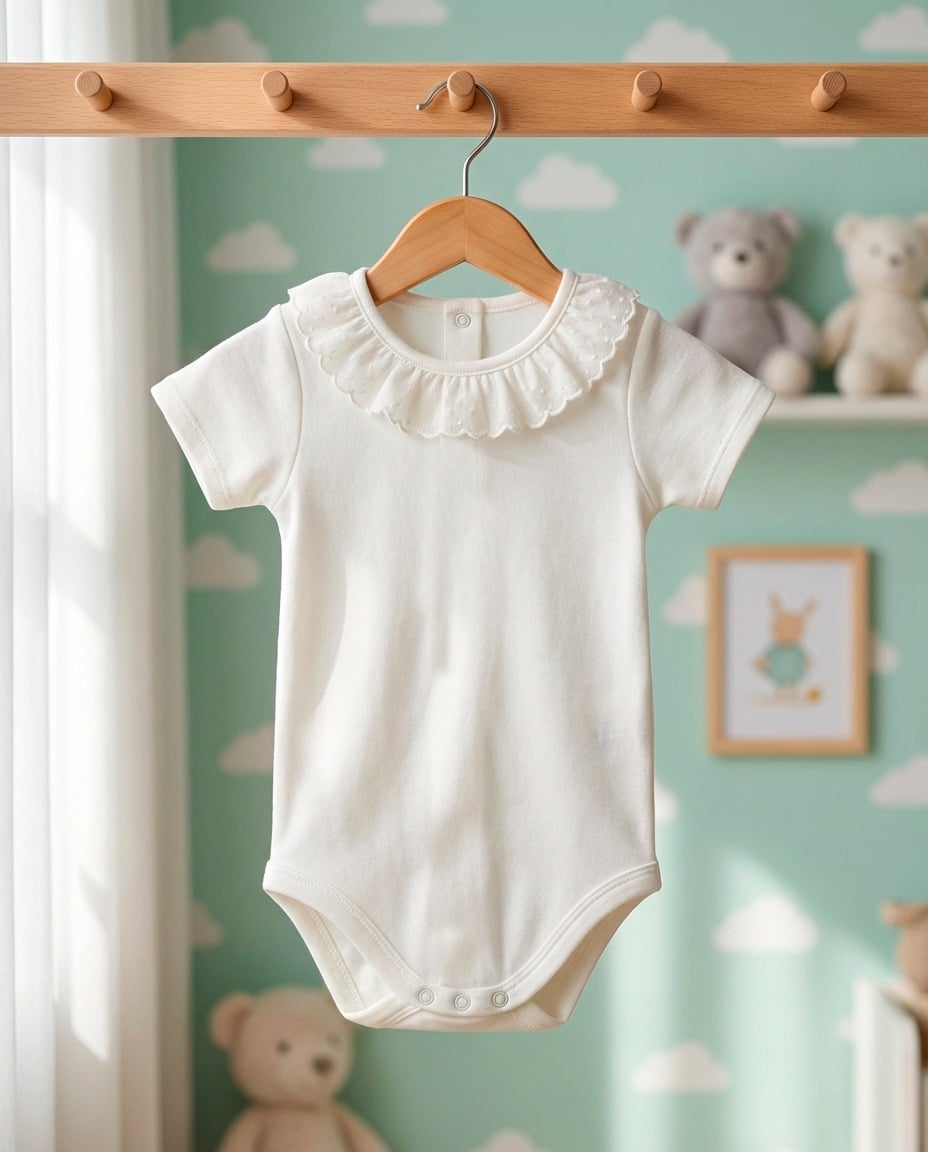 body algodón 100% cuello batista M/corta RF/1019 - Imagen 2