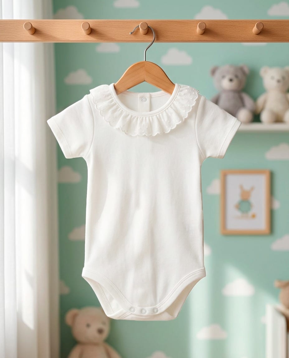 body algodón 100% cuello batista M/corta RF/1019 - Imagen 3