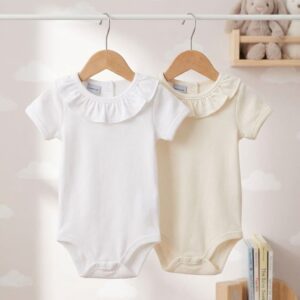 Body algodón 100% cuello volante M/corta BABIDU RF/1118