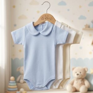 Body BABIDU algodón 100% M/corta cuello bebé RF/1192