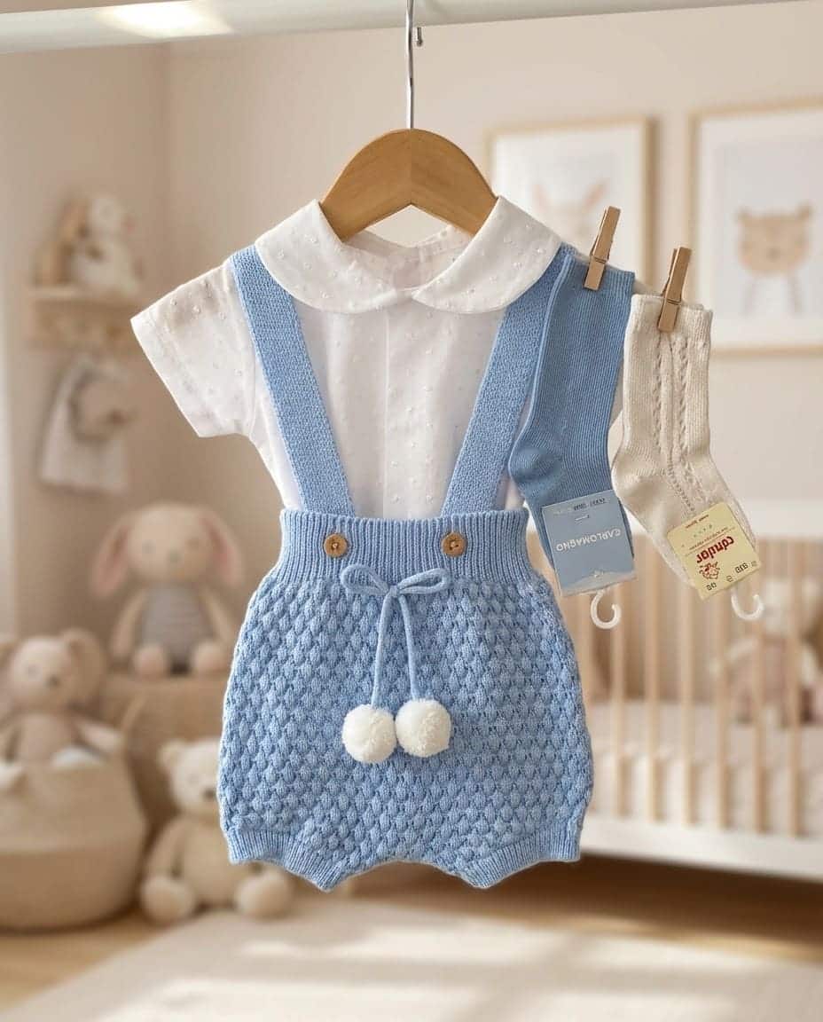 Peto hilo camisa plumeti cuello bebé RF/590 - Imagen 5