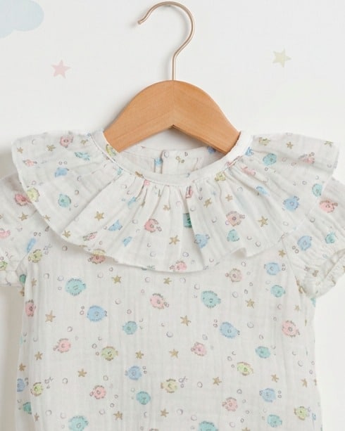 Pelele estampado cuello volante Pinocho RF/5268 - Imagen 2