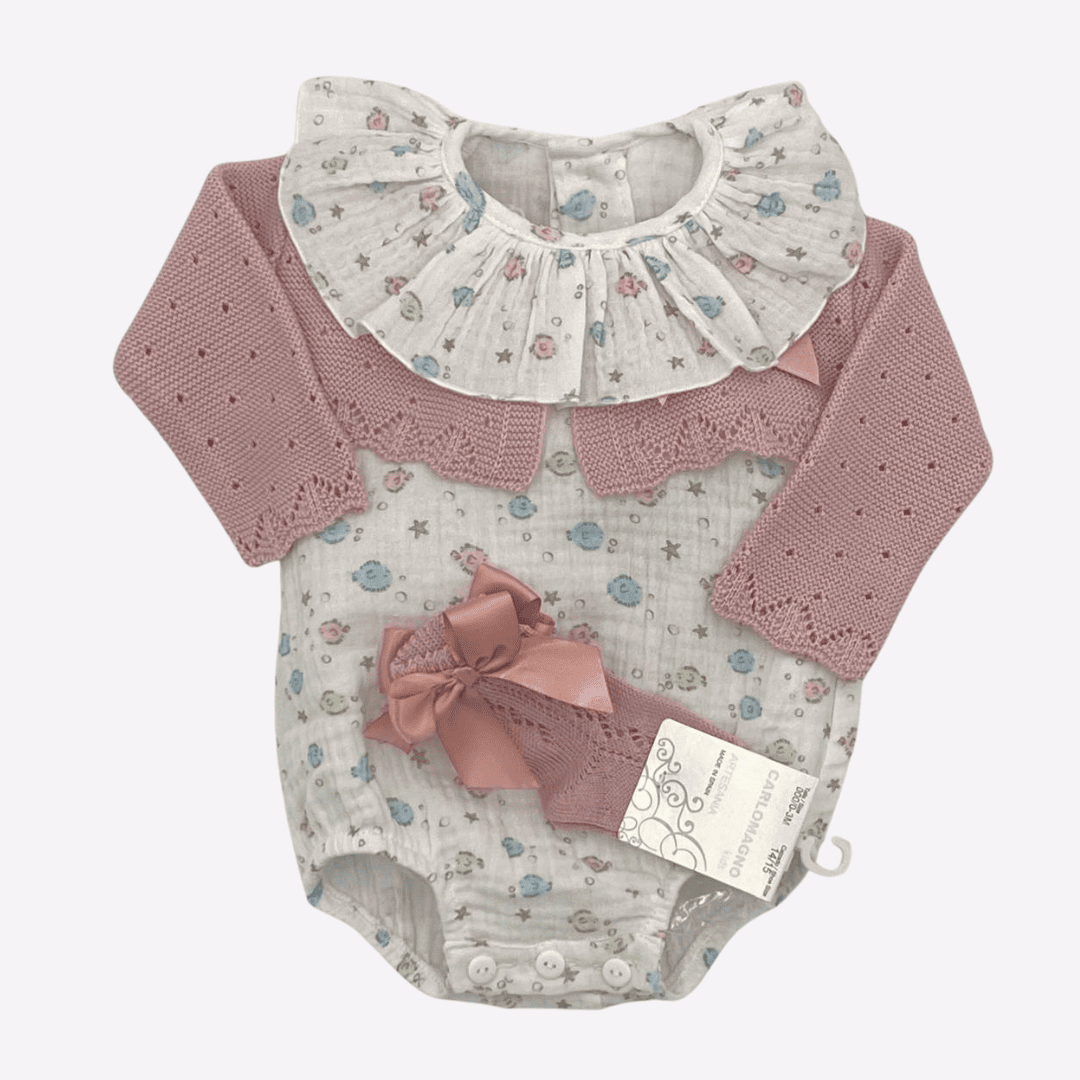 Pelele estampado cuello volante Pinocho RF/5268 - Imagen 3