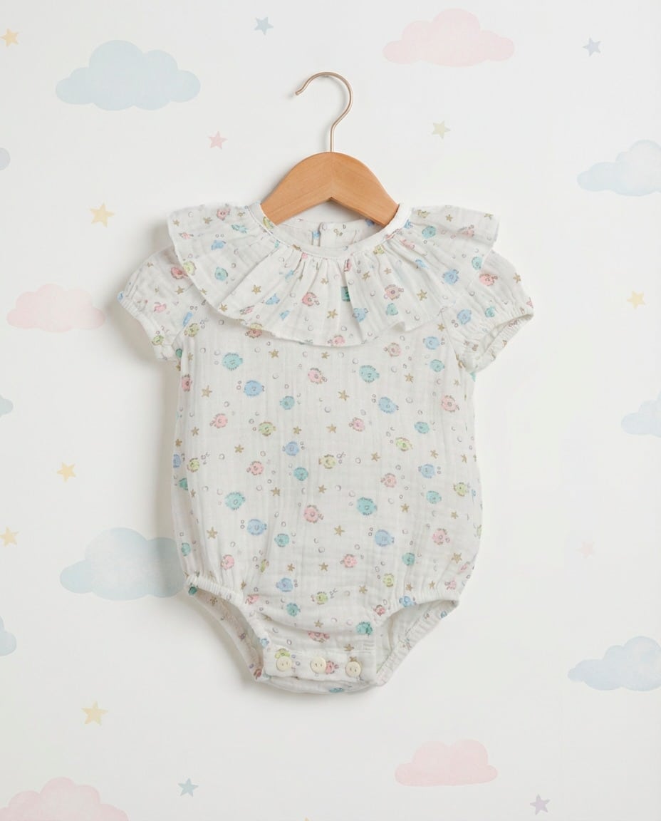 Pelele estampado cuello volante Pinocho RF/5268