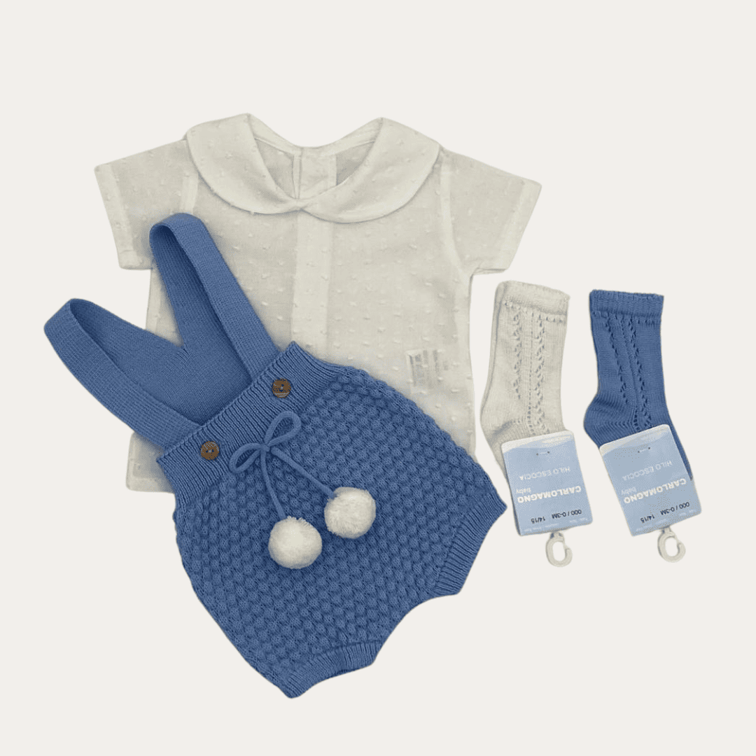 Peto hilo camisa plumeti cuello bebé RF/590 - Imagen 2