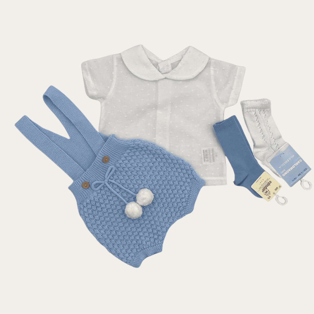 Peto hilo camisa plumeti cuello bebé RF/590 - Imagen 3