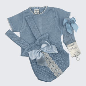 Conjunto hilo jersey cubre pañal tiranta RF/3104