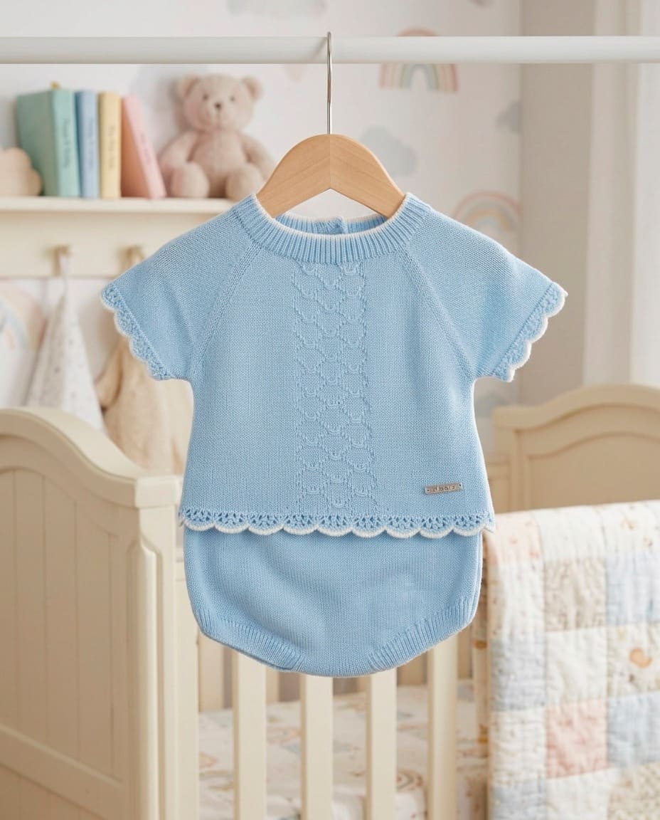Conjunto hilo cubre pañal y jersey M/corta RF/1110 - Imagen 3