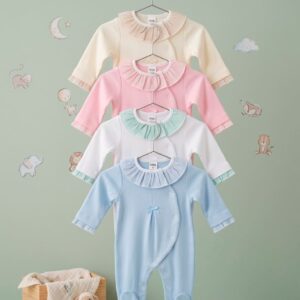 Pijamas algodón 100% abierto delante M/Larga RF/37